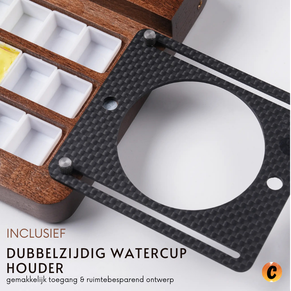 CREARO Outdoor Aquarelset - Overal luxe kunnen schilderen