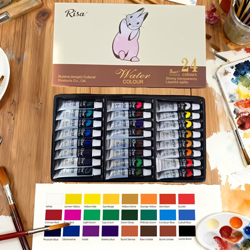 CREARO Aquarelverf Set – Verse kleuren voor jouw reis-aquarelset