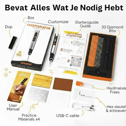 Customizer Graveerpen - Ontspan op een creatieve manier