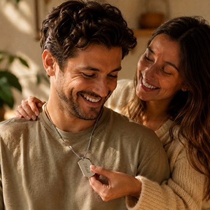 Ketting ID - Geef een zelf-gegraveerde hanger kado