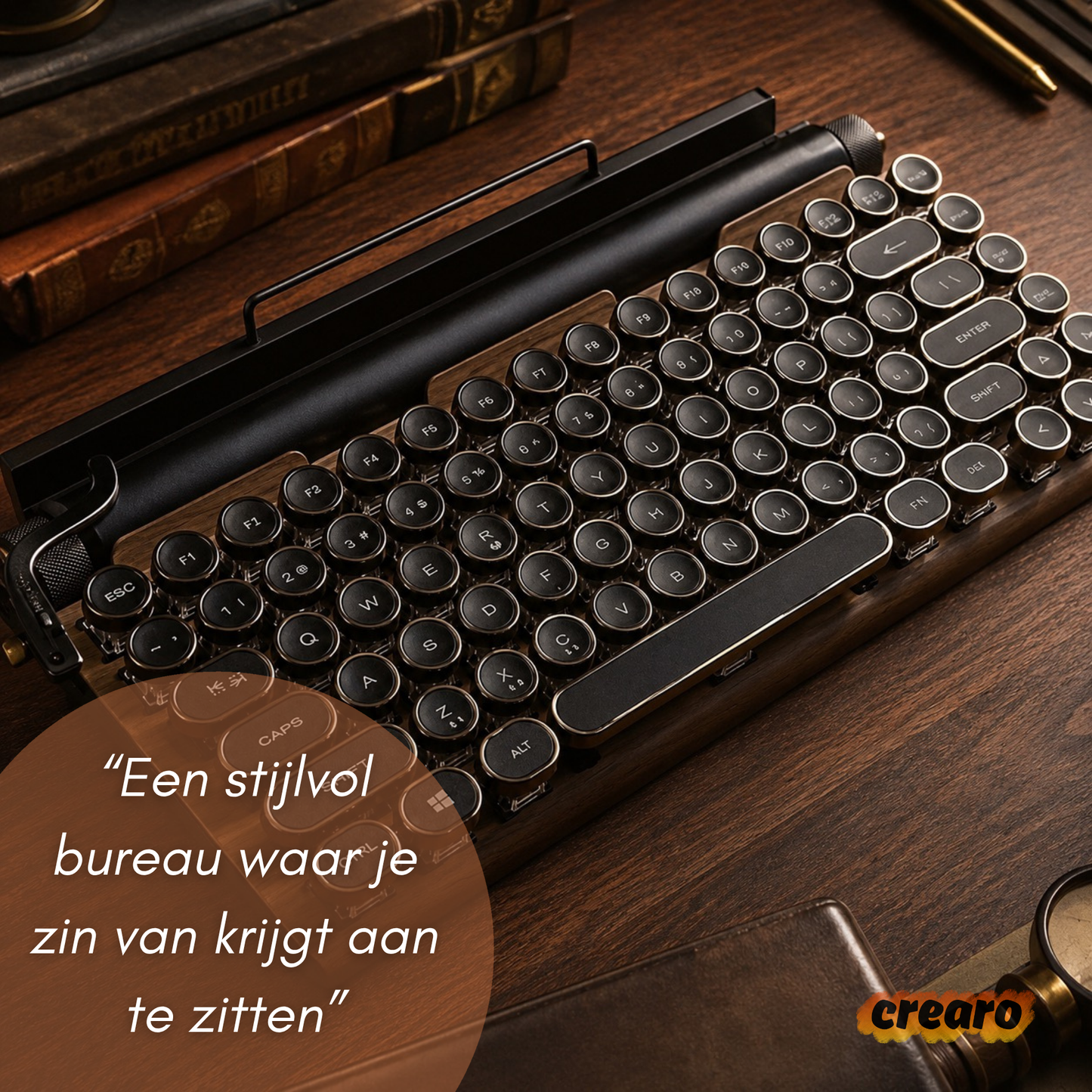 TypeSoul Retro Toetsenbord – Nostalgisch typen vol klasse