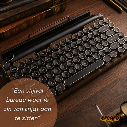 TypeSoul Retro Toetsenbord – Nostalgisch typen vol klasse