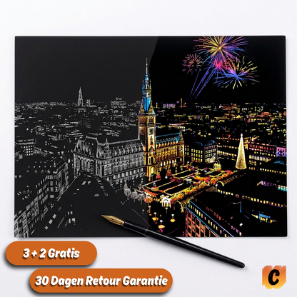 ScratchGlow: Maak een kunstwerk dat je aan de muur hangt | 3+2 Gratis