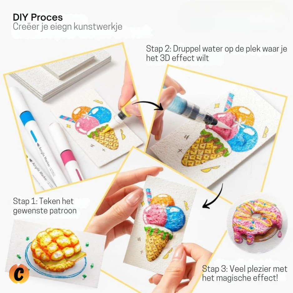 FoamArt Set– Laat je tekeningen tot leven komen