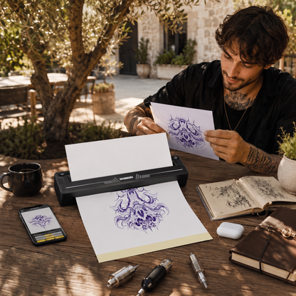Draadloze Stencilprinter - Nooit meer onzekere designs