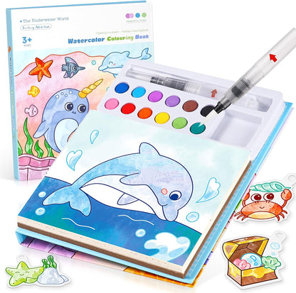 Aquarel voor kleintjes - Knoeivrij, wél verfpret