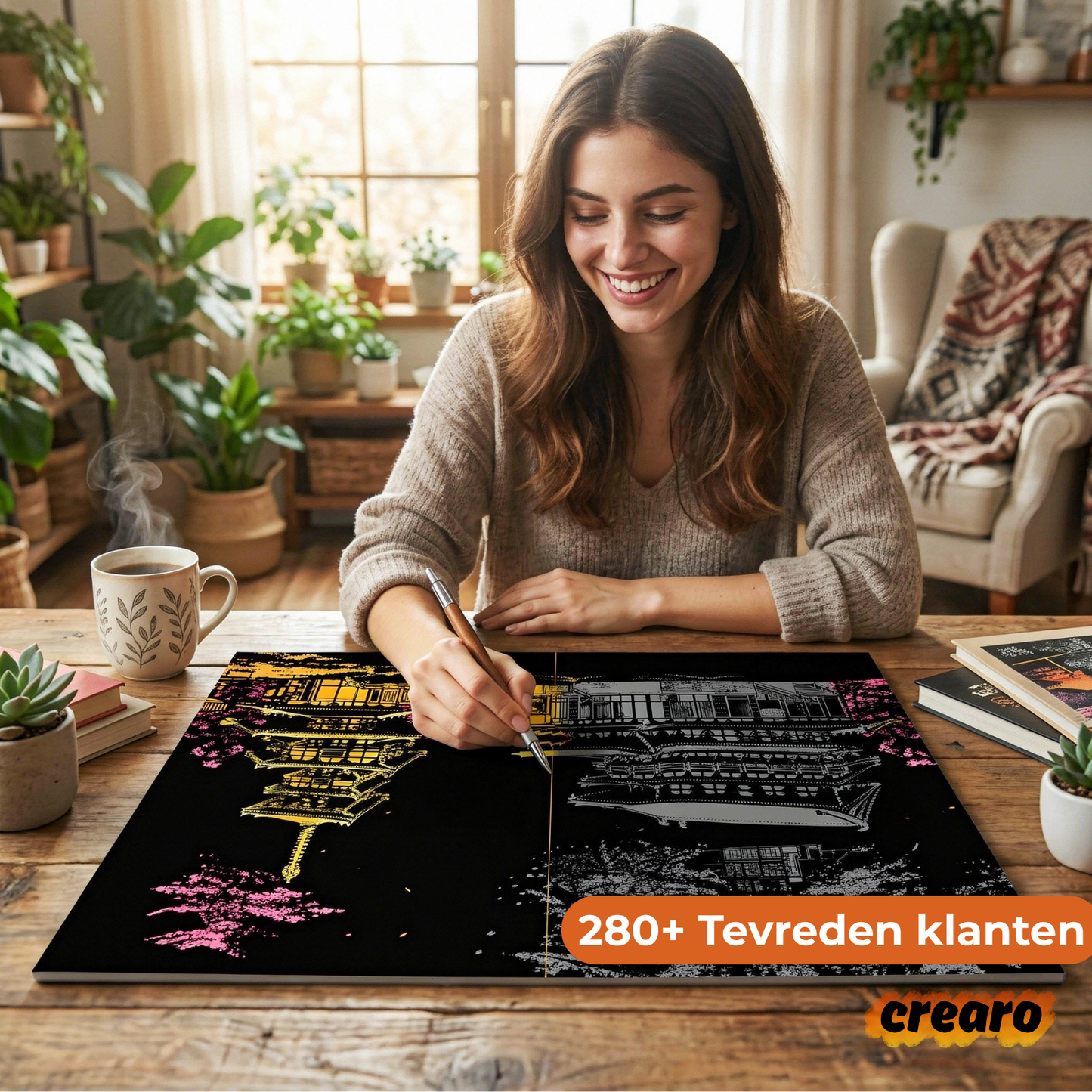ScratchGlow: Maak een kunstwerk dat je aan de muur hangt | 3+2 Gratis