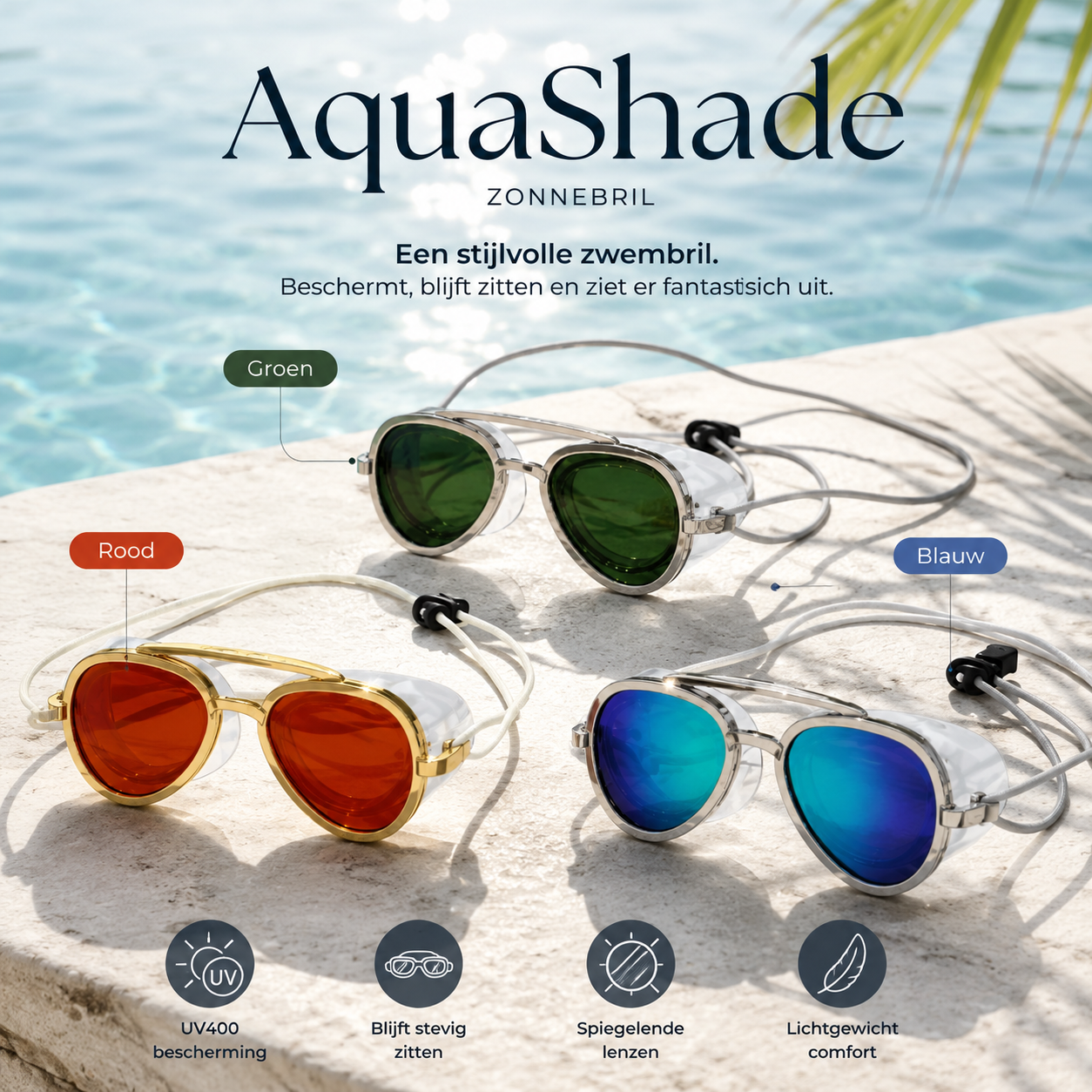 AquaShade Zwembril – Zwemmen met stijl