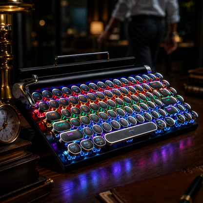 TypeSoul Retro Toetsenbord – Nostalgisch typen vol klasse