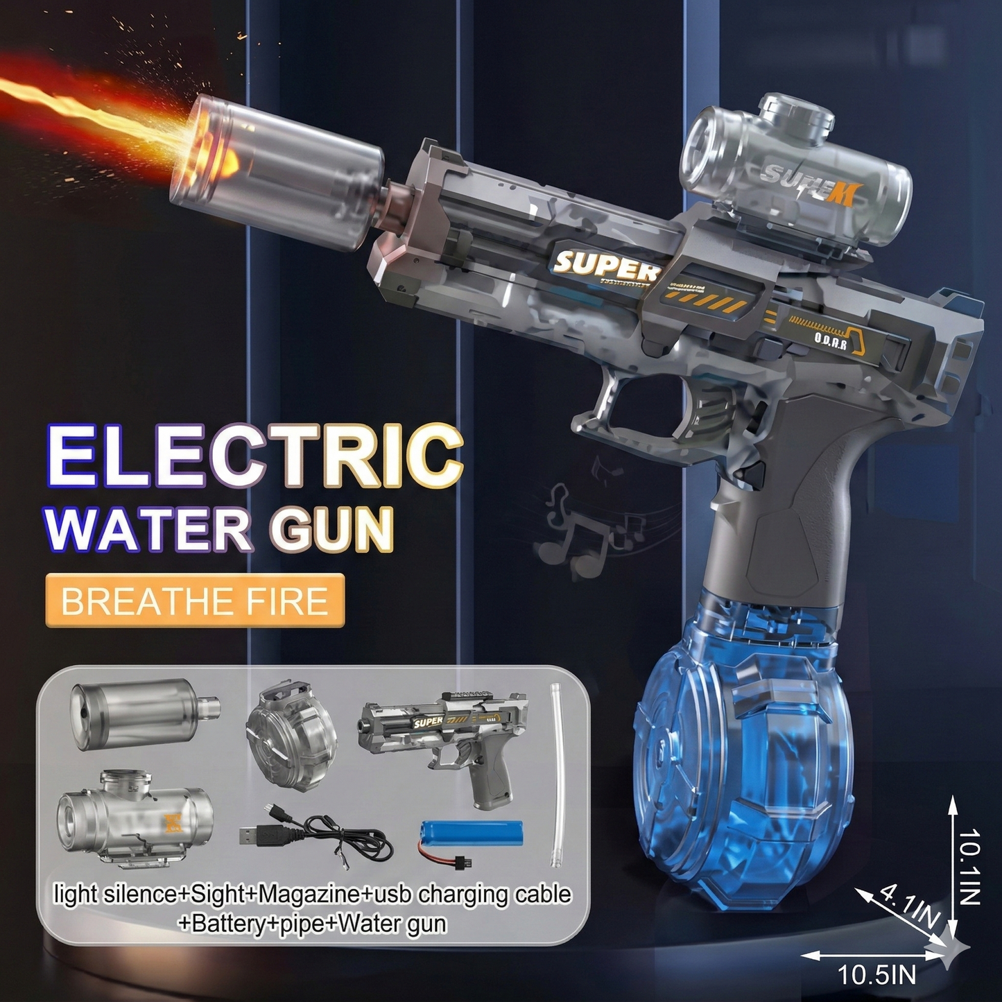 AquaBlock Electro Watergun - Voor een onvergetelijke zomer