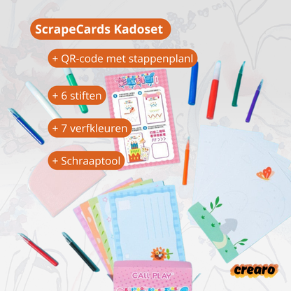 ScrapeCards – DIY Postkaart Kadoset vol plezier