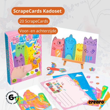 ScrapeCards – DIY Postkaart Kadoset vol plezier