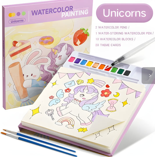 Aquarel voor kleintjes - Knoeivrij, wél verfpret