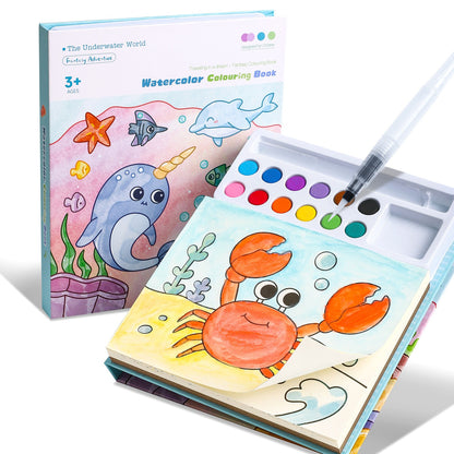 Aquarel voor kleintjes - Knoeivrij, wél verfpret