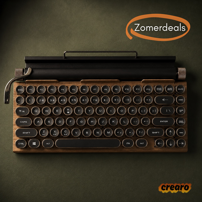 TypeSoul Retro Toetsenbord – Nostalgisch typen vol klasse