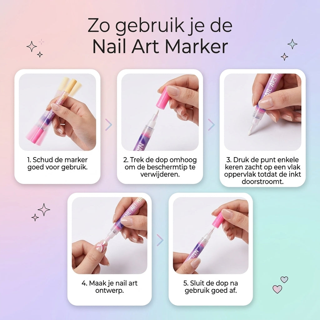 NailGlow Pennenset – Nail Art was nog nooit zo makkelijk