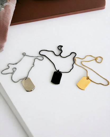 Ketting ID - Geef een zelf-gegraveerde hanger kado