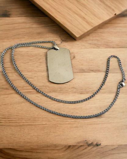 Ketting ID - Geef een zelf-gegraveerde hanger kado