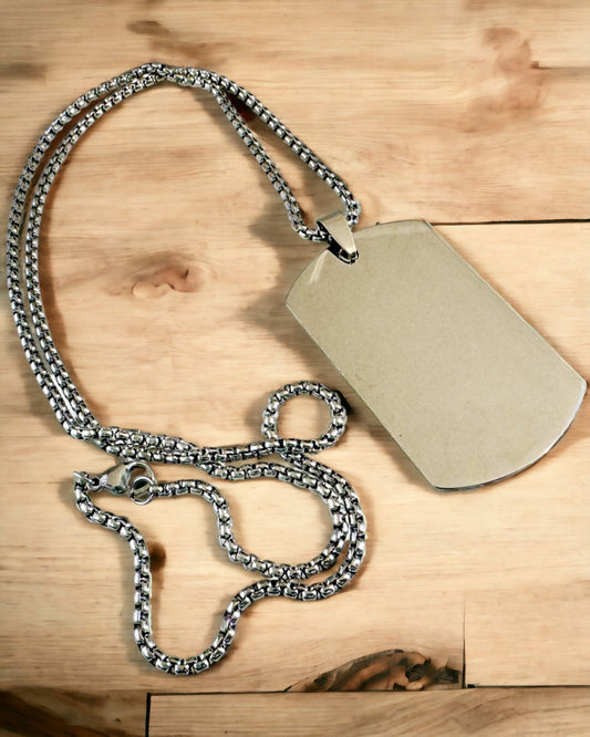 Ketting ID - Geef een zelf-gegraveerde hanger kado