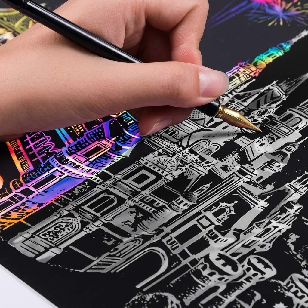 ScratchGlow: Maak een kunstwerk dat je aan de muur hangt | 3+2 Gratis